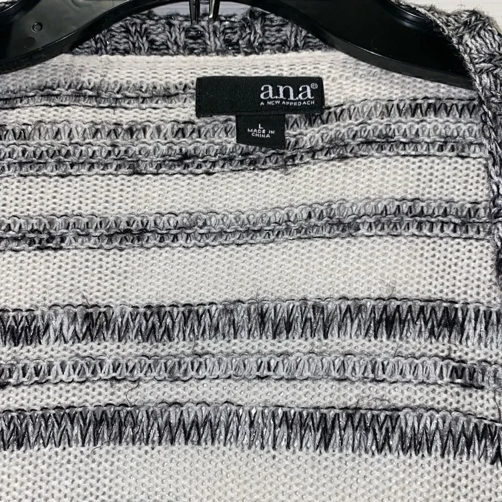 Women’s Large a.n.a black & white cardigan